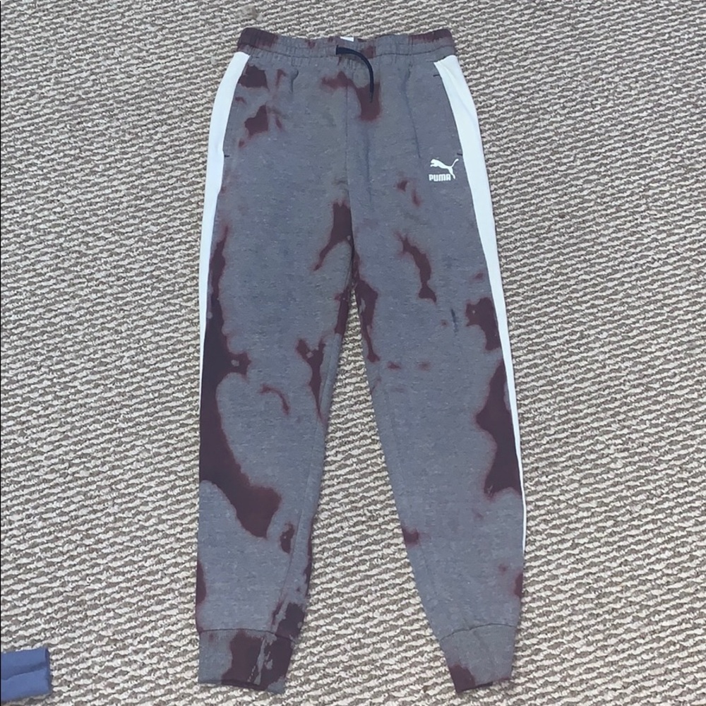 TIE DYE PUMA SWEATPANTS